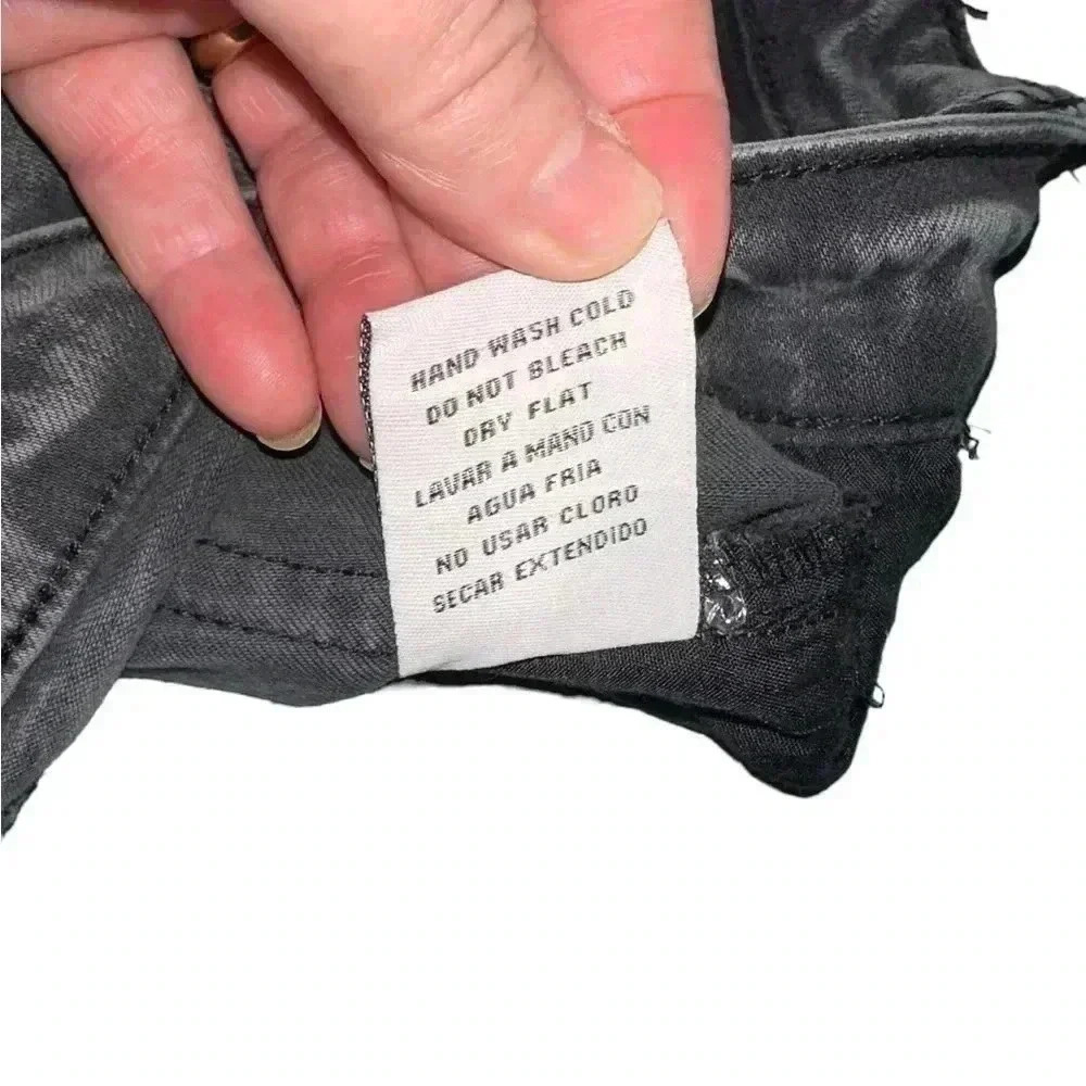 Easel Los Angeles size small black acid wash skinny‎ jean jegging. - Picture 7 of 11